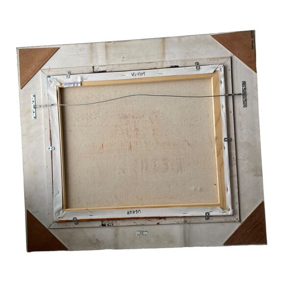 Vincent Van Gogh Cottage and Woman with Goat Pre-Framed Canvas Oil Painting - Picture 10 of 12